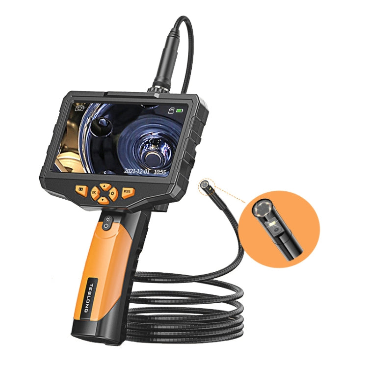 Teslong NTS300 5.5mm-1M Dual Lens Waterproof 5 Inch HD Industrial Borescope Auto Repair Tools - free shipping - PMC TechLife - Order now!