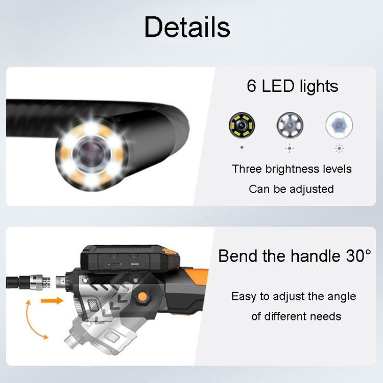 Teslong NTS300 5.5mm-1M Dual Lens Waterproof 5 Inch HD Industrial Borescope Auto Repair Tools - free shipping - PMC TechLife - Order now!