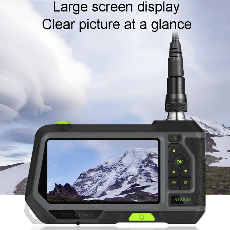 Teslong NTS500 5.5mm-3M Dual Lens 5 Inch Large Screen Industrial Pipe Borescope Industrial Inspection Tools - free shipping - PMC Jewellery - Order now!