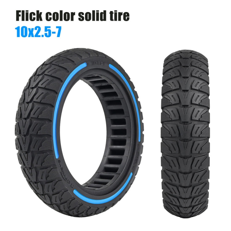 10 x 2.5-7 Inch Colorful Flick Off-Road Honeycomb Tires For Xiaomi Scooter 4 / 4 Pro(Red) - Accessories & Parts by PMc TechLife | Online Shopping South Africa | PMc TechLife | Buy Now Pay Later Mobicred