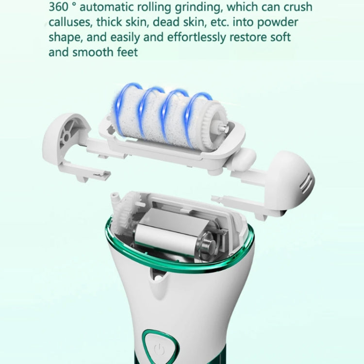 10pcs/set Household Electric Dead Skin Peeling Foot Grinder, Color: Black - Grinding Tools & Accessories by PMC TechLife | Online Shopping South Africa | PMC TechLife