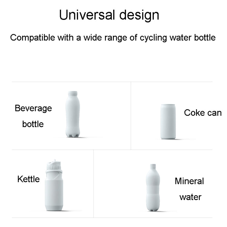 ENLEE R-50 Plastic Bicycle Bottle Cage Road And Mountain Bike Cylinder Holder Cycling Accessories(Purple) - Holders by ENLEE | Online Shopping South Africa | PMC TechLife | Buy Now Pay Later Mobicred