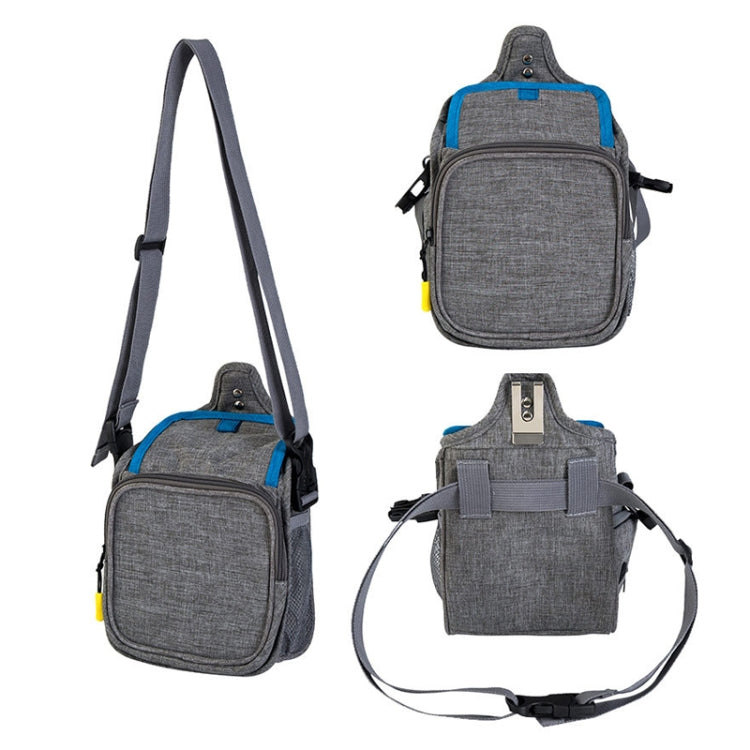 25x17x12cm Portable Pet Training Bag For Outings Dog Pet Snack Waist Bag(Little Dance Dragon Gray+Blue) - free shipping - PMC TechLife - Order now!