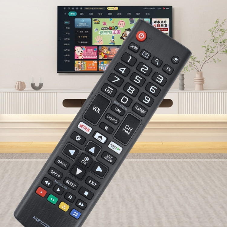 For LG LED LCD TV AKB75095307 433MHz Smart Remote Control(Black) - TV by PMc TechLife | Online Shopping South Africa | PMc TechLife | Buy Now Pay Later Mobicred