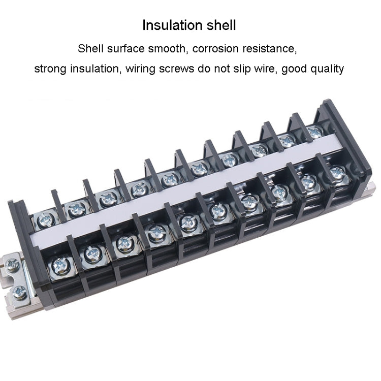 CHINT TD-3030 Terminal Block Rail Type Wiring Block Paralleling Wires Wire Connector - Booster Cable & Clip by CHNT | Online Shopping South Africa | PMC TechLife | Buy Now Pay Later Mobicred