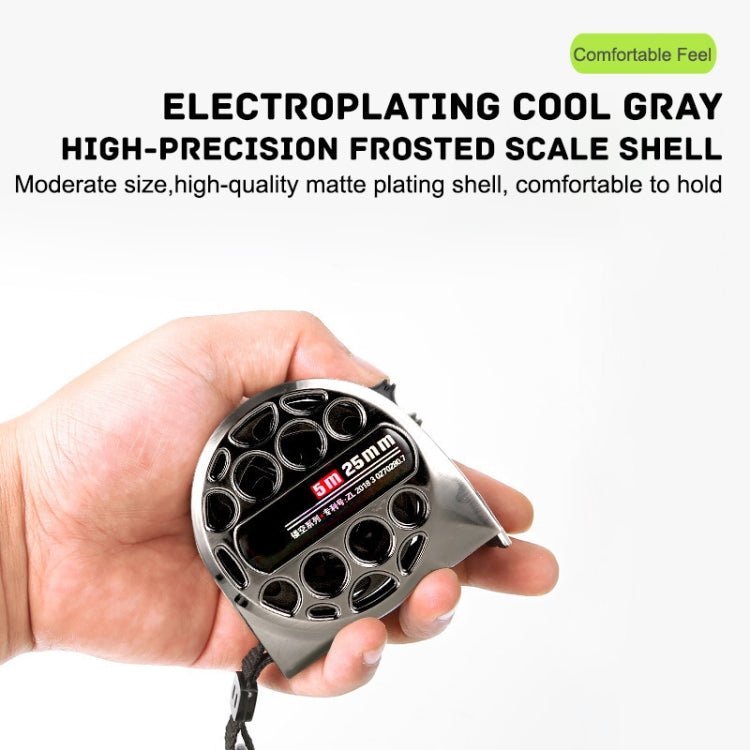 5M 19mm Hollow Steel Tape Measure Waterproof Rust Prevention Metal Ruler - Measuring Tools by PMC TechLife | Online Shopping South Africa | PMC TechLife