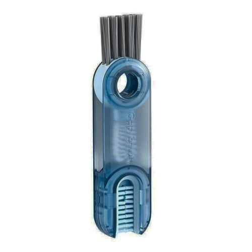 3 In 1 U shaped Cup Lid Cleaning Brush Water Bottle Cover Groove Cleaner(Blue) - Cleaning Tools by PMC TechLife | Online Shopping South Africa | PMC TechLife | Buy Now Pay Later Mobicred