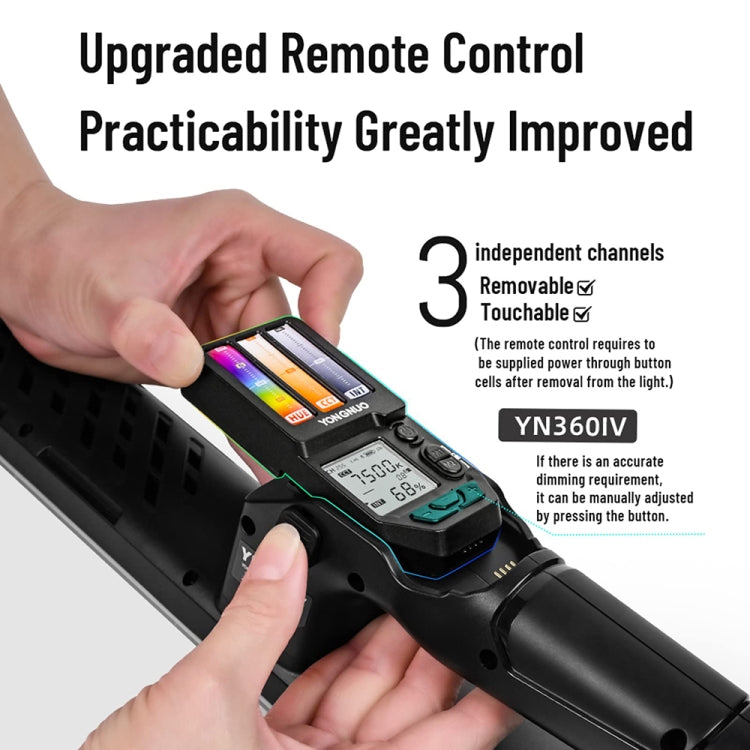 YONGNUO YN360IV 480 LEDs RGB APP Controlled Photography Fill Light, Spec: Standard - free shipping - PMC TechLife - Order now!