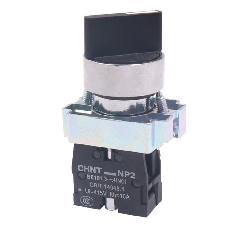 CHINT NP2-BD21 2 Gear Self-locking 1NO Power Transfer Switch Short Handle Master Knob 22mm - Car Switches by CHINT | Online Shopping South Africa | PMC TechLife | Buy Now Pay Later Mobicred