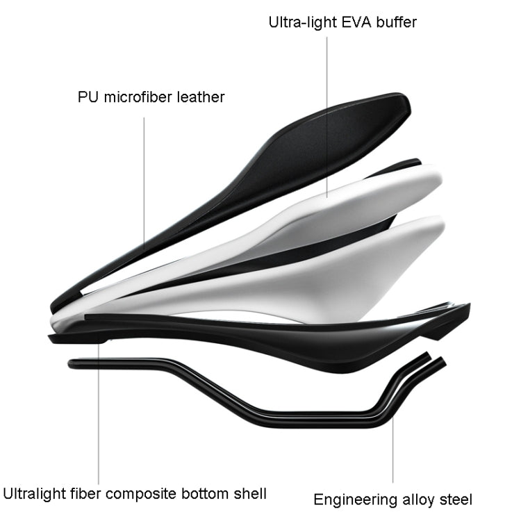 ENLEE E-ZD312 Bicycle MTB Saddle Cushion Super Soft Road Bike Saddle Pads, Model: J Model - Bicycle Saddle by ENLEE | Online Shopping South Africa | PMc TechLife | Buy Now Pay Later Mobicred