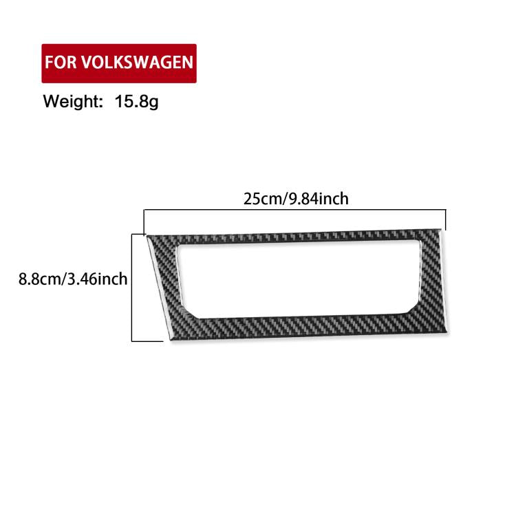 For Volkswagen Sagitar 2019-2023 B Model Left-hand Drive Central Control Air Conditioning Panel Sticker(Black) - Car Interior Mouldings by PMc TechLife | Online Shopping South Africa | PMc TechLife | Buy Now Pay Later Mobicred