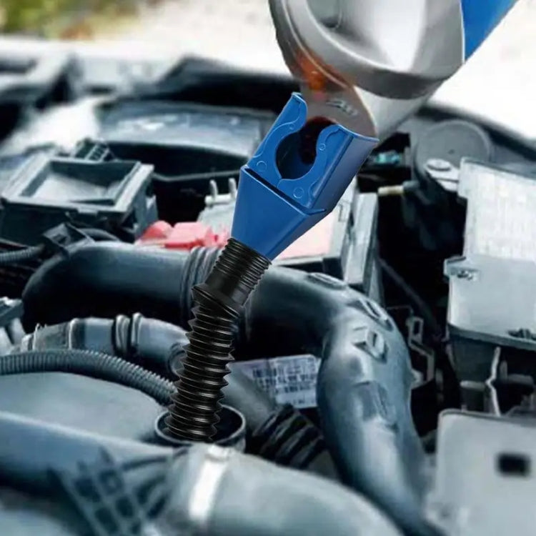 5pcs Plastic Refueling Funnel Portable Folding Telescopic Hose Hands-Free Bayonet(Blue) - Hand Tool Sets by PMC TechLife | Online Shopping South Africa | PMC TechLife | Buy Now Pay Later Mobicred