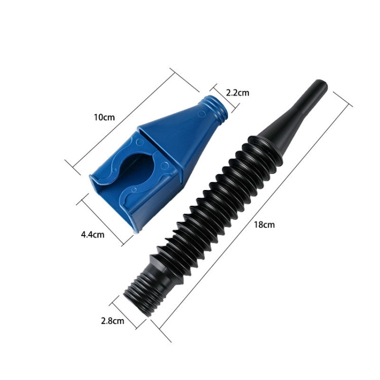 5pcs Plastic Refueling Funnel Portable Folding Telescopic Hose Hands-Free Bayonet(Blue) - Hand Tool Sets by PMC TechLife | Online Shopping South Africa | PMC TechLife | Buy Now Pay Later Mobicred