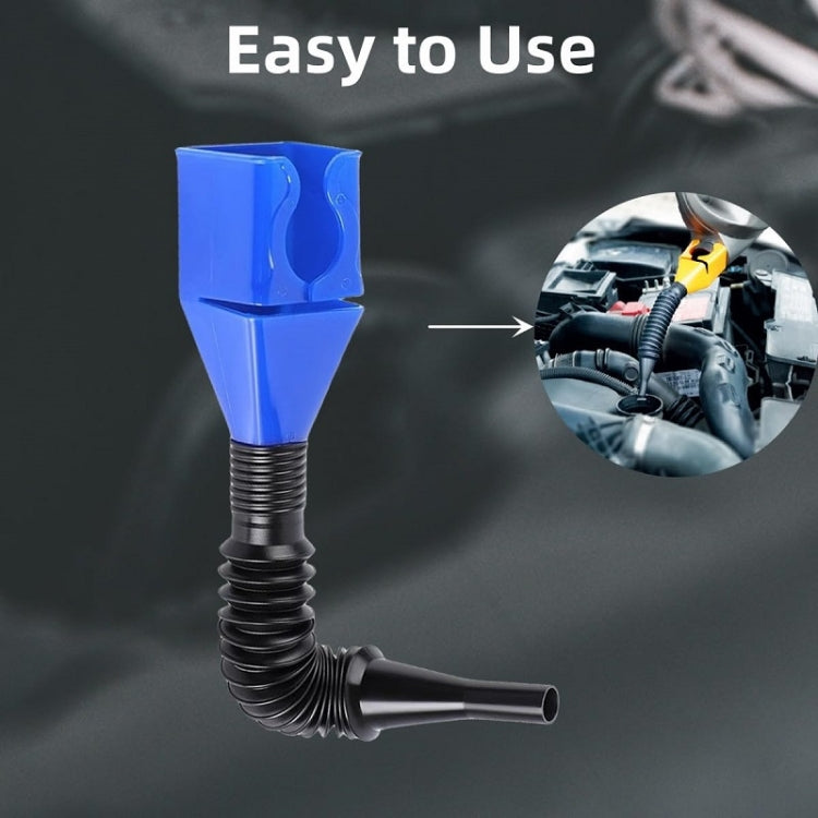 5pcs Plastic Refueling Funnel Portable Folding Telescopic Hose Hands-Free Bayonet(Blue) - Hand Tool Sets by PMC TechLife | Online Shopping South Africa | PMC TechLife | Buy Now Pay Later Mobicred