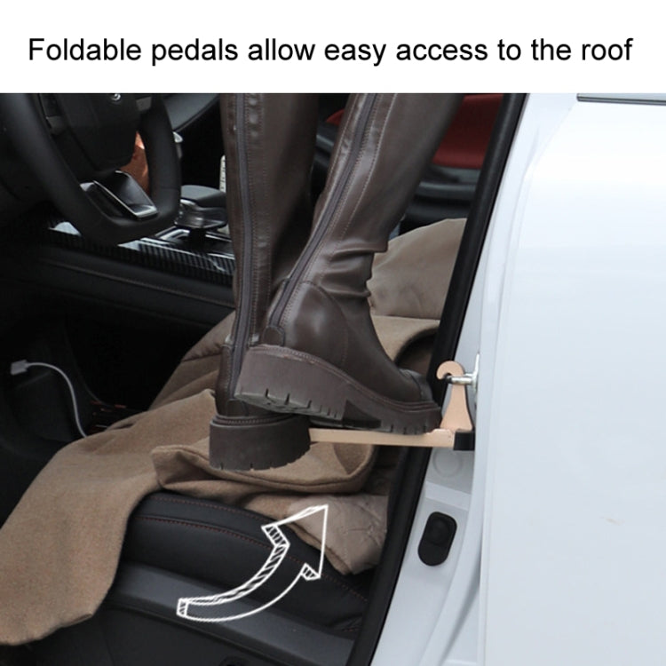 For SUV Car Assistance Getting In The Car Hook Pedal, Color: White with Broken Window - Foot Pedal by PMC TechLife | Online Shopping South Africa | PMC TechLife | Buy Now Pay Later Mobicred