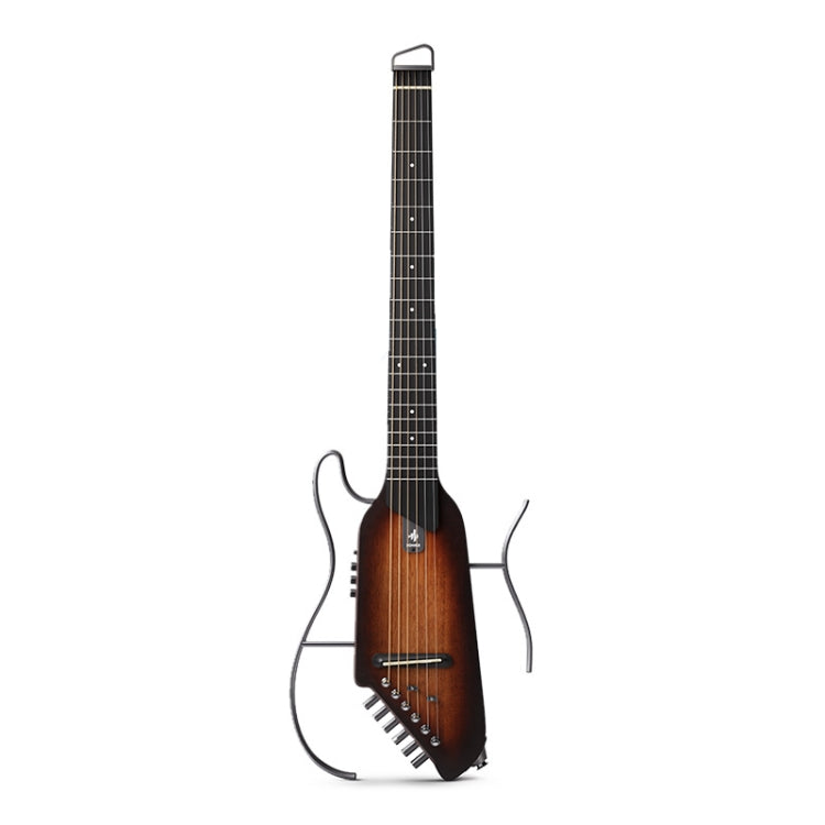 DONNER Smart Headless Silent Guitar Travel Portable Detachable Acoustic Guitar, Style: Mahogany Sunrise Color - free shipping - PMC TechLife - Order now!