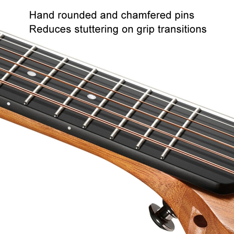 DONNER Smart Headless Silent Guitar Travel Portable Detachable Acoustic Guitar, Style: Mahogany Sunrise Color - free shipping - PMC TechLife - Order now!