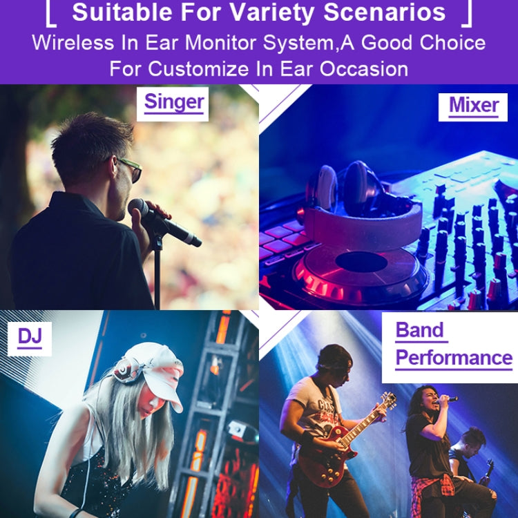 M-VAVE WP-10 2 In 1 Wireless Monitor Ear Return Transmitter Receiver One In One - Microphone by M-VAVE | Online Shopping South Africa | PMC TechLife