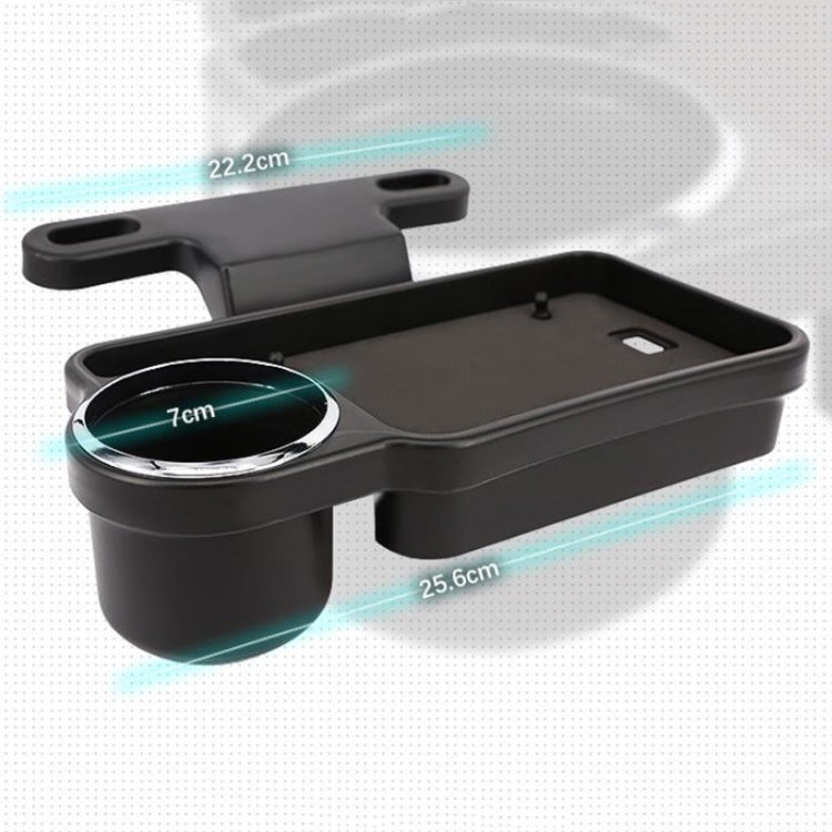 Automotive Water Cup Holder Drink Holder Car Rear Chair Seat Holder Tray(Black) - free shipping - PMC TechLife - Order now!