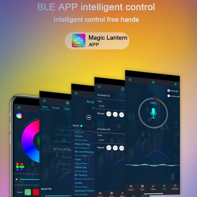 4pcs+3 Corners Bluetooth 12V RGBIC Splicing Wall Light Intelligent Remote Control Indoor Decorative Ambient Lights(EU Plug) - Novelty Lighting by PMC TechLife | Online Shopping South Africa | PMC TechLife | Buy Now Pay Later Mobicred