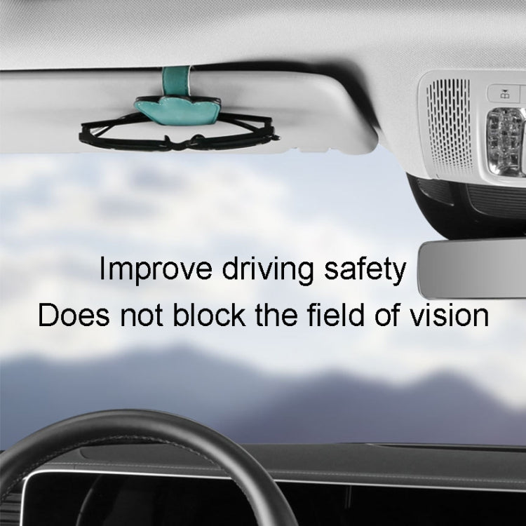 Automotive Shade Eyewear Holder Car Visor Sunglasses And Ticket Organizer(Blue) - Sunglasses & Glasses Clips by PMC TechLife | Online Shopping South Africa | PMC TechLife | Buy Now Pay Later Mobicred