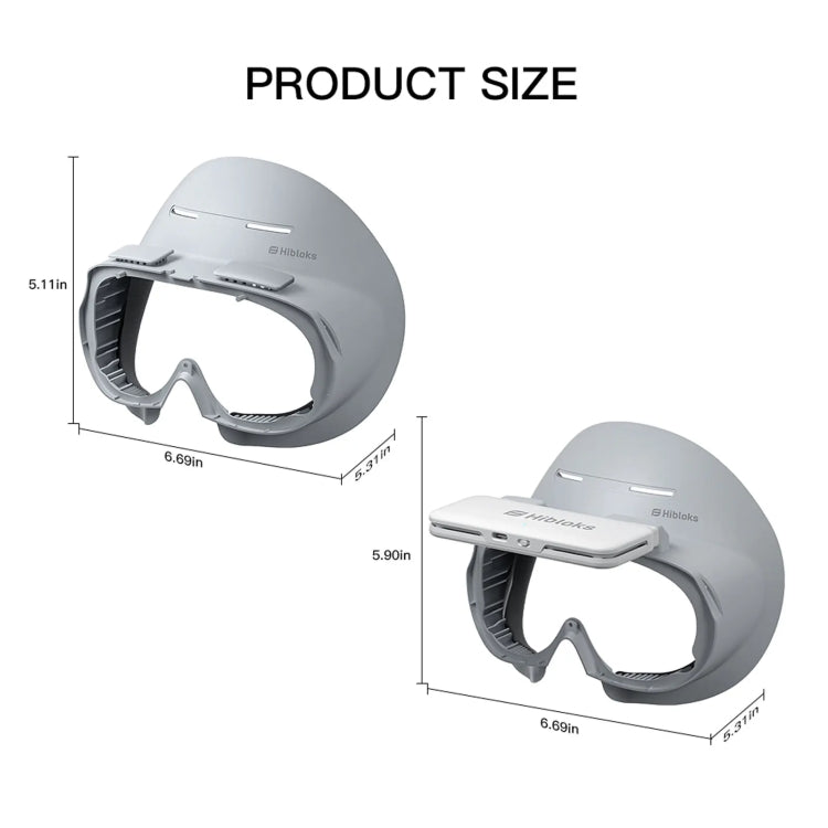 For PICO 4 Hibloks VR Glasses Face Cushion Widened Breathable Protector Pad, Spec: 1pc Ice Silk - free shipping - PMC TechLife - Order now!