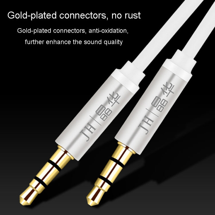 JINGHUA Audio Cable 3.5mm Male To Male AUX Audio Adapter Cable, Size: 2m(3 Knots Black) - free shipping - PMC Jewellery - Order now!