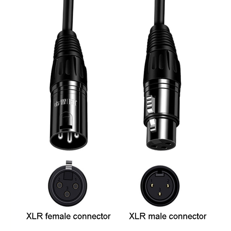JINGHUA Microphone Cable XLR Male To Female Balanced Cable Mixing Console Amplifier Audio Cable, Length: 10M - Microphone Audio Cable & Connector by JINGHUA | Online Shopping South Africa | PMC TechLife | Buy Now Pay Later Mobicred