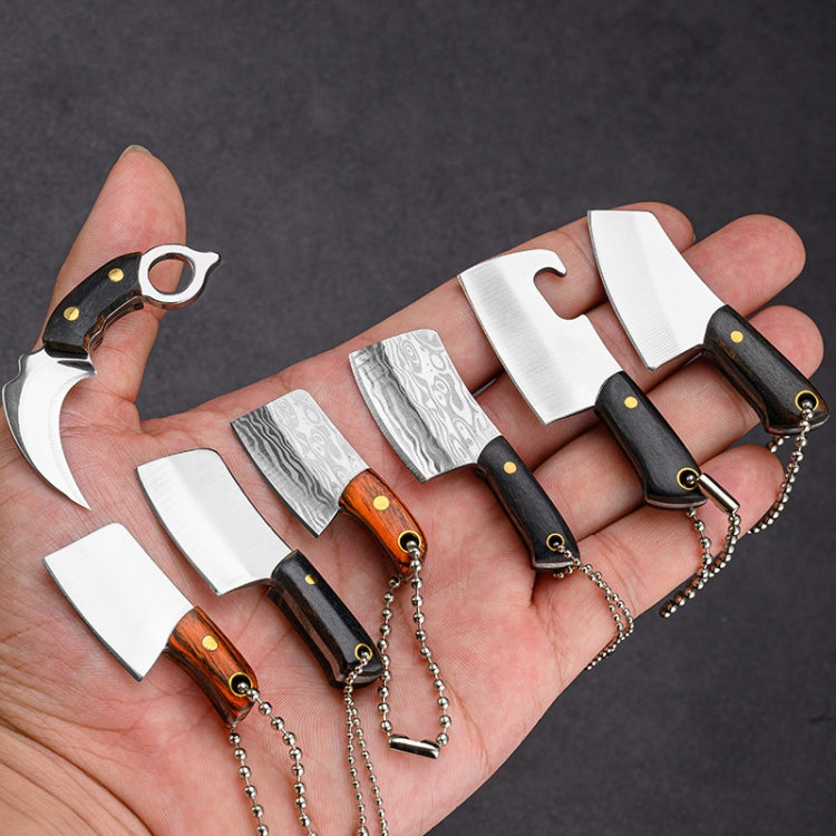 Mini Knife Keychain Portable Removal Express Pendant Accessory With Holster, Model: Axe Sanding - Burin &Cutting Knife by PMC TechLife | Online Shopping South Africa | PMC TechLife