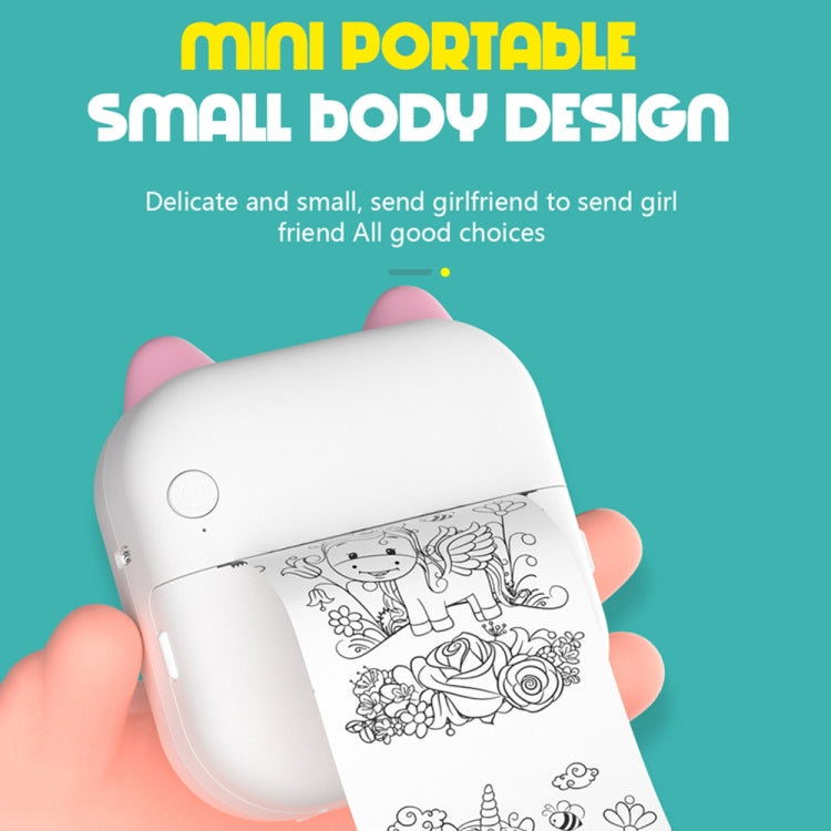 C26 Mini Portable Bluetooth Photo Label Thermal Printer, Spec: Blue+1 Paper - Photo Printers by Huawei | Online Shopping South Africa | PMC TechLife | Buy Now Pay Later Mobicred