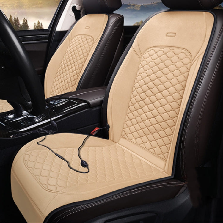 12V Car Winter Electric Heating Short Plush Seat Cushion, Color: Gray - free shipping - PMC TechLife - Order now!