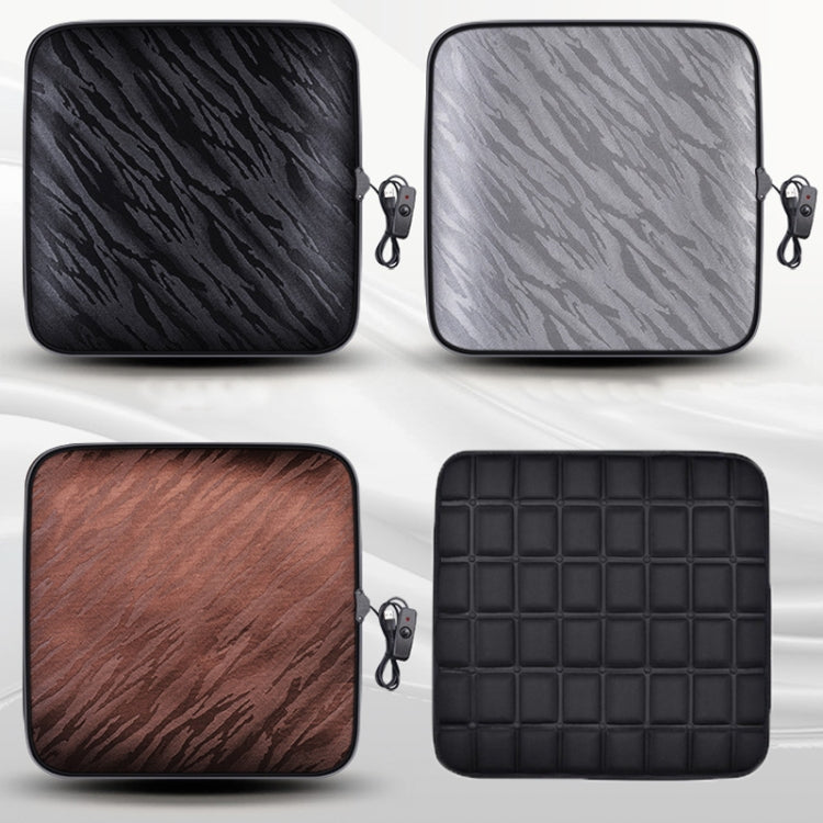 5V Car USB Interface Electric Heating Seat Cushion, Color: Black - Seat Accessories by PMC TechLife | Online Shopping South Africa | PMC TechLife | Buy Now Pay Later Mobicred