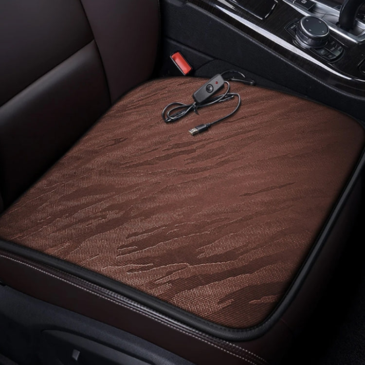 5V Car USB Interface Electric Heating Seat Cushion, Color: Black - Seat Accessories by PMC TechLife | Online Shopping South Africa | PMC TechLife | Buy Now Pay Later Mobicred