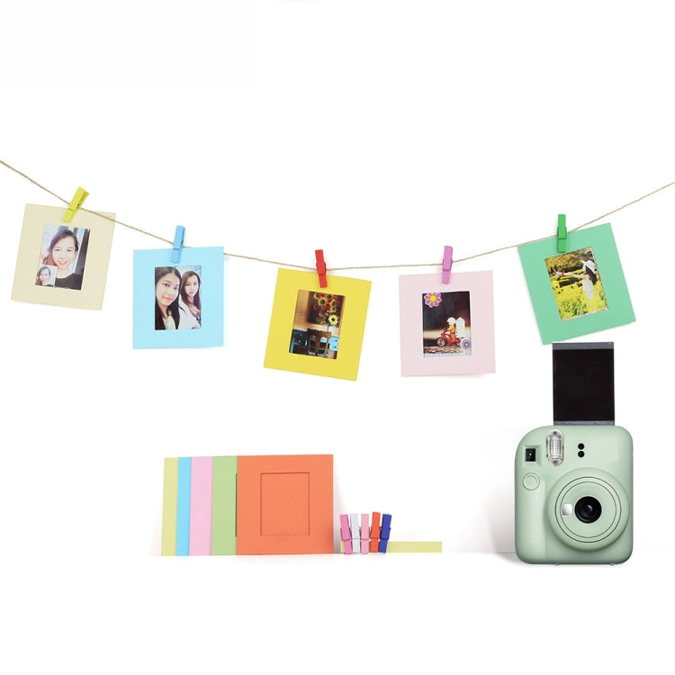 For Polaroid Mini12 7 in 1 Photo Album Sticker Photo Frame Camera Bag, Color: White - Leather Bag by PMC TechLife | Online Shopping South Africa | PMC TechLife | Buy Now Pay Later Mobicred