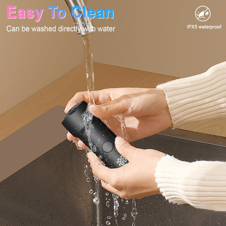 Electric Foot File Pedicure Kit Waterproof Feet Callus Remover, Spec: Matte Black - free shipping - PMC Jewellery - Order now!