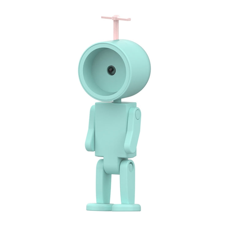 Mini Astronaut Magnetic LED Night Light Desktop Building Block Ornaments Desk Lamp, Color: Round Blue - Bedside Light by PMc TechLife | Online Shopping South Africa | PMc TechLife | Buy Now Pay Later Mobicred