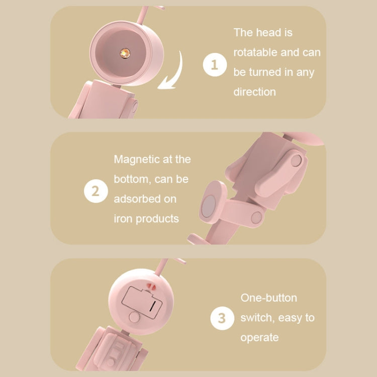 Mini Astronaut Magnetic LED Night Light Desktop Building Block Ornaments Desk Lamp, Color: Round Green - Bedside Light by PMc TechLife | Online Shopping South Africa | PMc TechLife | Buy Now Pay Later Mobicred