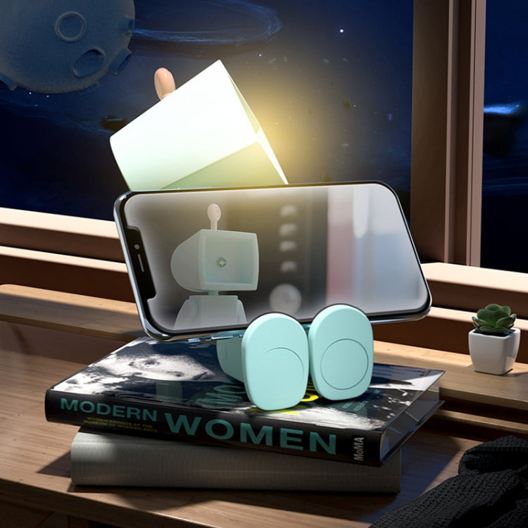 Mini Astronaut Magnetic LED Night Light Desktop Building Block Ornaments Desk Lamp, Color: Square White - free shipping - PMc TechLife - Order now!