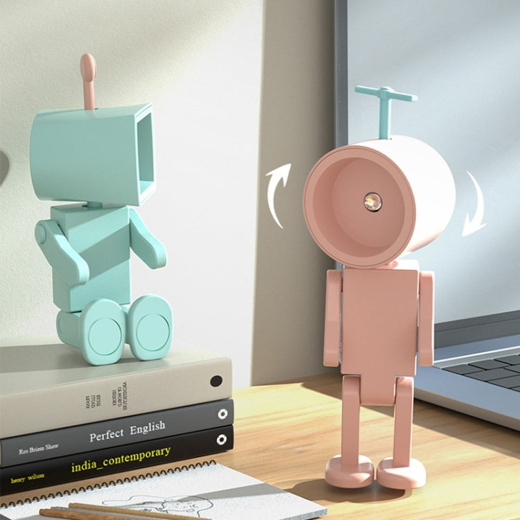 Mini Astronaut Magnetic LED Night Light Desktop Building Block Ornaments Desk Lamp, Color: Round Green - Bedside Light by PMc TechLife | Online Shopping South Africa | PMc TechLife | Buy Now Pay Later Mobicred