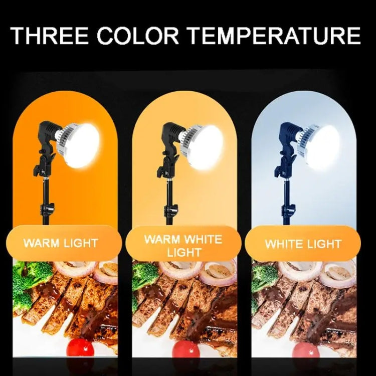 90W 155mm  Mushroom Fill Light + Desktop Overhead Photography Stand Kit for Photo/Video - Selfie Light by PMC TechLife | Online Shopping South Africa | PMC TechLife | Buy Now Pay Later Mobicred