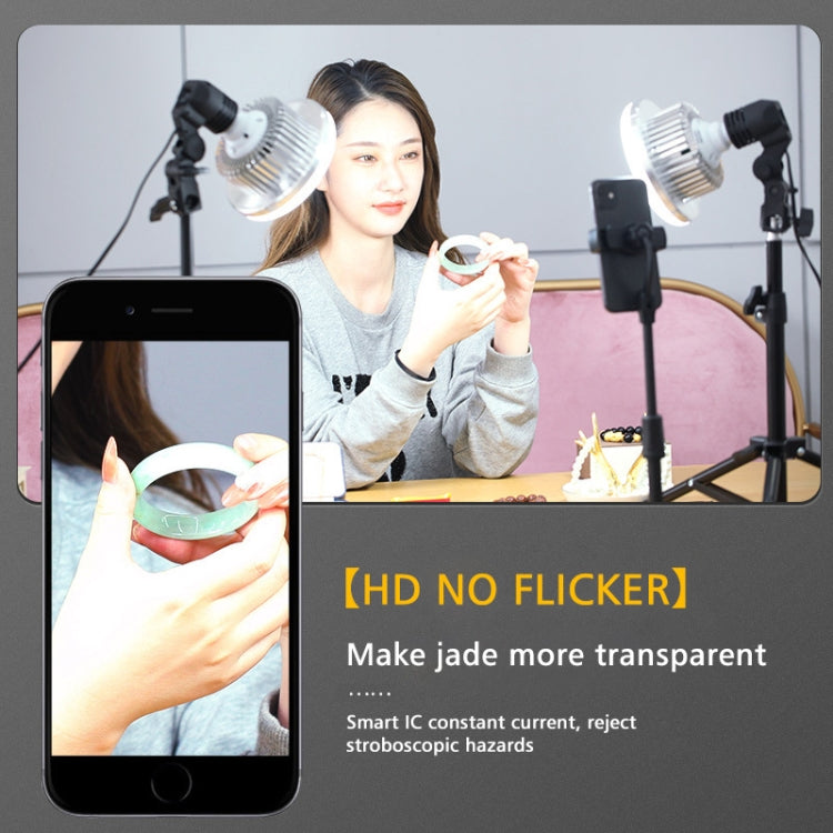 90W 155mm  Mushroom Fill Light + Desktop Overhead Photography Stand Kit for Photo/Video - Selfie Light by PMC TechLife | Online Shopping South Africa | PMC TechLife | Buy Now Pay Later Mobicred