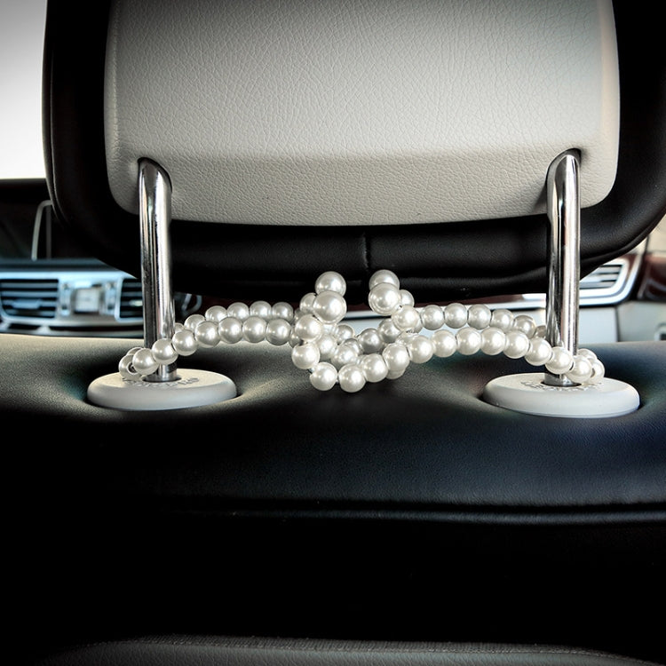 Stainless Steel Pearl Multifunctional Car Seat Back Hook(Parallel Pearl) - Auto Fastener & Clips by PMC TechLife | Online Shopping South Africa | PMC TechLife | Buy Now Pay Later Mobicred