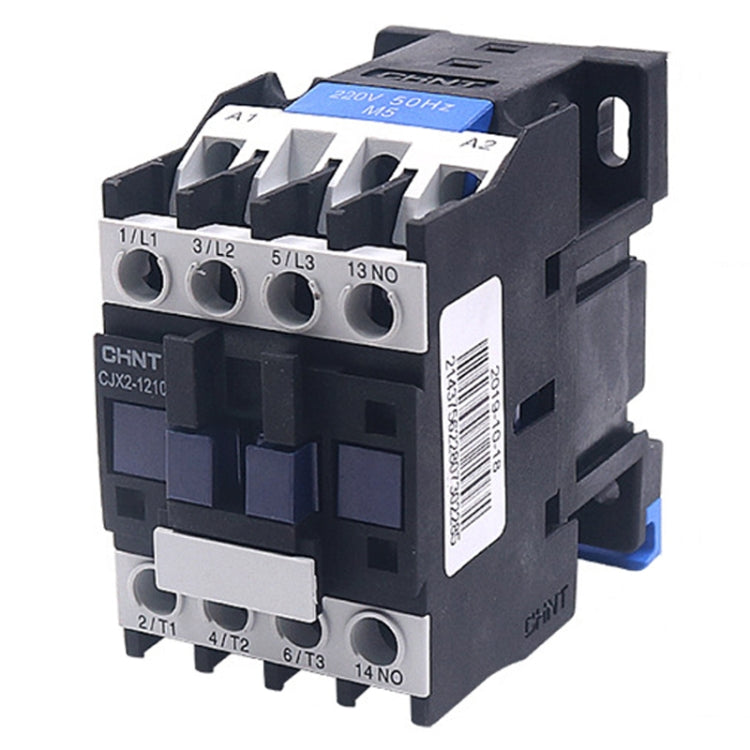CHNT CJX2-1201 12A 220V Silver Alloy Contacts Multi-Purpose Single-Phase AC Contactor - Relays by CHNT | Online Shopping South Africa | PMC TechLife | Buy Now Pay Later Mobicred