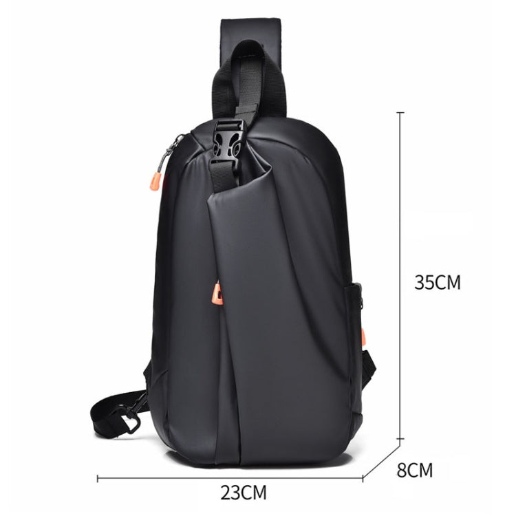 WEIXIER 6013 Casual Single-Shoulder Crossbody Packs Multifunctional Motorcycle Sports Chest Bag(Black) - Single-shoulder Bags by WEIXIER | Online Shopping South Africa | PMC TechLife | Buy Now Pay Later Mobicred