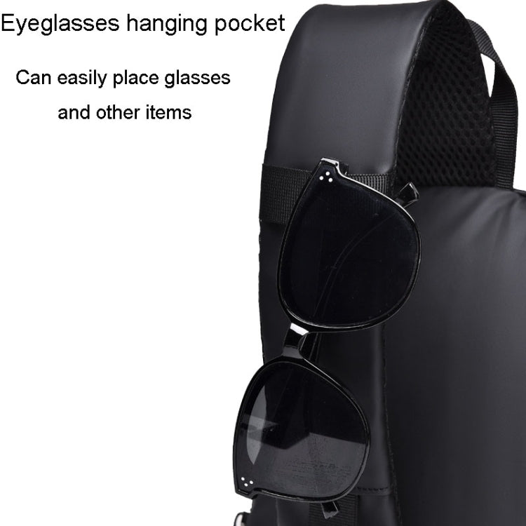 WEIXIER 6013 Casual Single-Shoulder Crossbody Packs Multifunctional Motorcycle Sports Chest Bag(Black) - Single-shoulder Bags by WEIXIER | Online Shopping South Africa | PMC TechLife | Buy Now Pay Later Mobicred