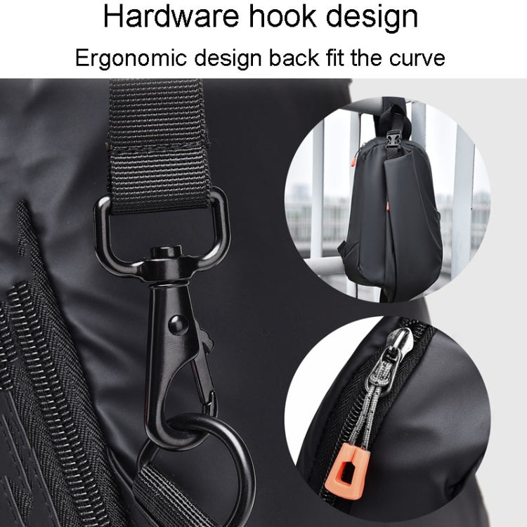 WEIXIER 6013 Casual Single-Shoulder Crossbody Packs Multifunctional Motorcycle Sports Chest Bag(Black) - Single-shoulder Bags by WEIXIER | Online Shopping South Africa | PMC TechLife | Buy Now Pay Later Mobicred