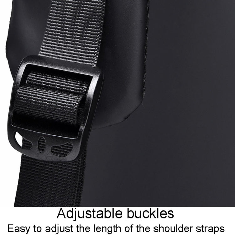 WEIXIER 6013 Casual Single-Shoulder Crossbody Packs Multifunctional Motorcycle Sports Chest Bag(Black) - Single-shoulder Bags by WEIXIER | Online Shopping South Africa | PMC TechLife | Buy Now Pay Later Mobicred