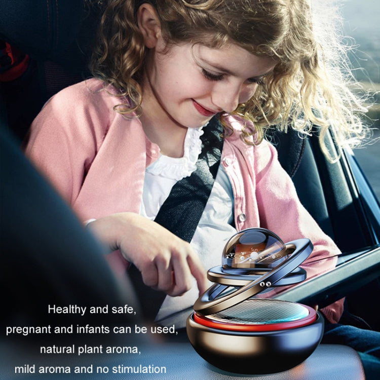 Interstellar Vast Solar Rotating Car Aromatherapy Ornaments, Color: Silver - Air Freshener by PMC TechLife | Online Shopping South Africa | PMC TechLife | Buy Now Pay Later Mobicred