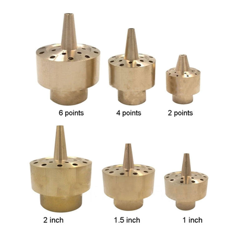 All Brass Flower Column Nozzle Inner Wire Garden Water Features Landscape Fountain Nozzle, Specification: DN25 1 inch - Watering & Irrigation by PMC TechLife | Online Shopping South Africa | PMC TechLife