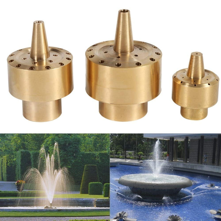 All Brass Flower Column Nozzle Inner Wire Garden Water Features Landscape Fountain Nozzle, Specification: DN50 2 inch - Watering & Irrigation by PMC TechLife | Online Shopping South Africa | PMC TechLife